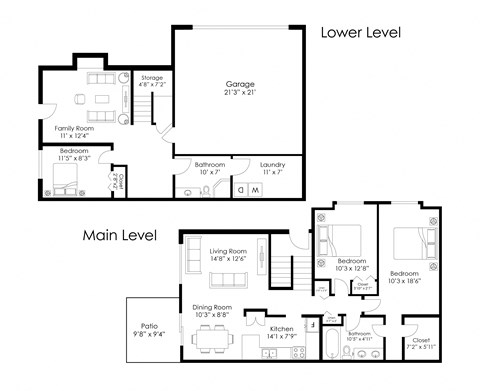 3202 Avalon Cove Lane NW 2-3 Beds Apartment, Townhouse for Rent - Photo Gallery 25